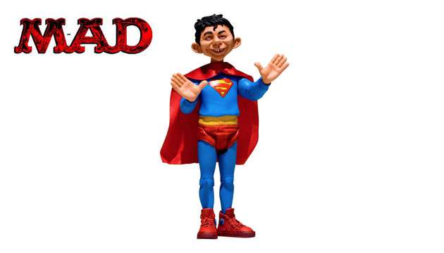 Boneco MAD Stupid Heroes Superman