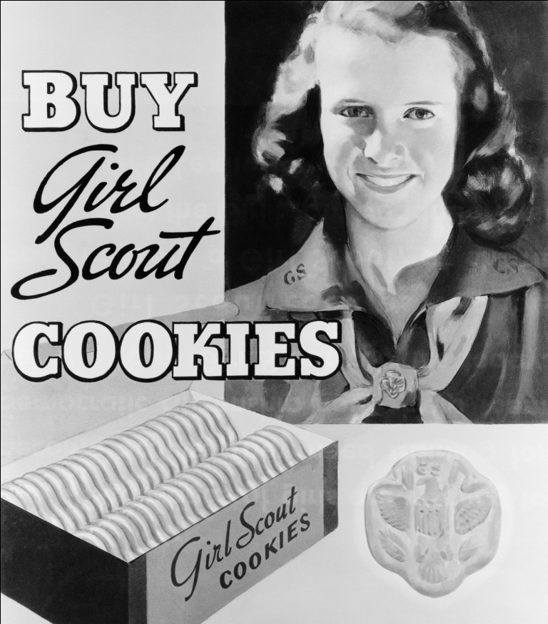 Poster Girl Scout Cookies